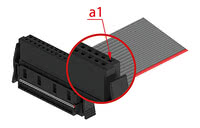 One27 Conector de pinos IDC, versão pré-montada 100