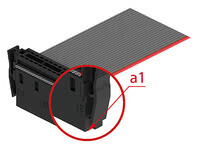 One27 Conector de pinos IDC, versão pré-montada 400
