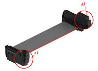 One27 Conector de pinos IDC, variante de montagem 420