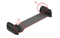 One27 Conector de pinos IDC, variante de montagem 110