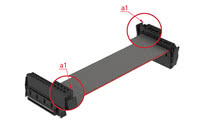 One27 Conector de pinos IDC, variante de montagem 140