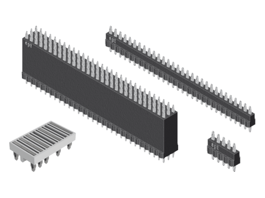 Conectores para placas de circuito impresso flexilink com tecnologia de encaixe por pressão